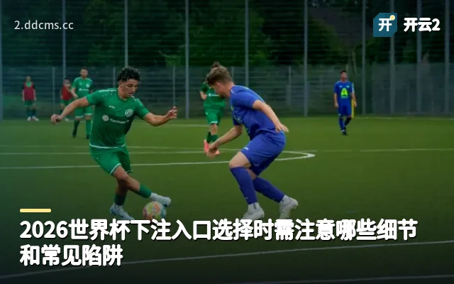 2026世界杯下注入口选择时需注意哪些细节和常见陷阱
